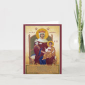 Unsere Dame Walsingham mit Gebet Karte (Vorderseite)