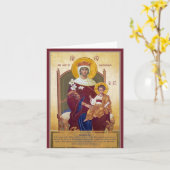 Unsere Dame Walsingham mit Kontakt Karte (Gelbe Blume)