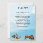 Unsere Dankbarkeit Dankeskarte (Vorderseite)