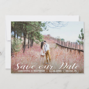 UNSERE DATE Wedding 4 FOTOS Collage Black gerettet Save The Date