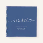 Unsere Eimerliste Paare Keepake Journal Notizblock (Vorderseite)