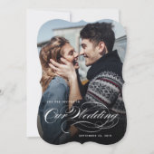 Unsere Einladung zu Hochzeiten im großen Foto (Vorderseite)