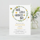 Unsere Einladung zu unserem kleinen Honigbiene zum (Stehend Vorderseite)