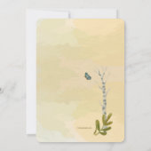 Unsere Einladungen zur Hirschparty (Rückseite)