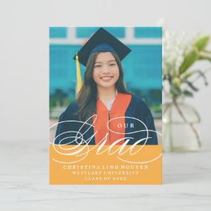 UNSERE ELEGANTE SCRIPT GRAD ABITUR/EINLADUNG ZUM EINLADUNG