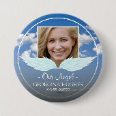 Unsere Engel Custom Foto Beerdigung Button (Vorderseite)