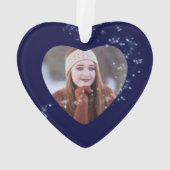 Unsere Enkelin Star Foto Vorlage Ornament (Rückseite)