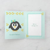 Unsere Enkelin zu Weihnachten niedliche Pinguinmin (Innenseite)