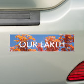 UNSERE ERDE Autoaufkleber Blue Sky Fall Trees (Auf Auto)