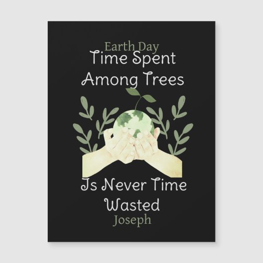 Unsere Erde, Erde, Tag, Liebe, Erde, Wissenschaft Magnetkarte (Vorderseite)