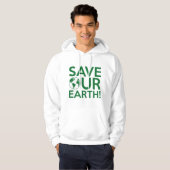 Unsere Erde gerettet Hoodie (Vorne ganz)