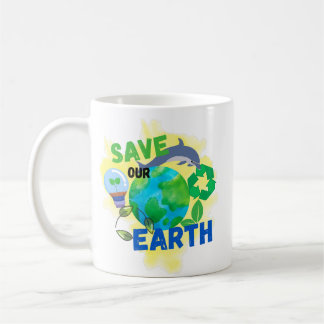 Unsere Erde gerettet Kaffeetasse