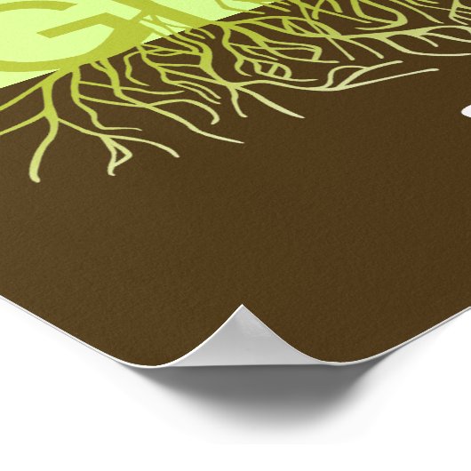 UNSERE ERDE GERETTET POSTER (Ecke)