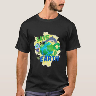 Unsere Erde gerettet T-Shirt