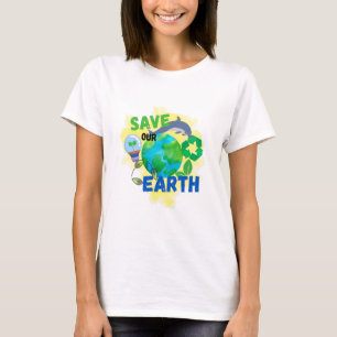 Unsere Erde gerettet T-Shirt
