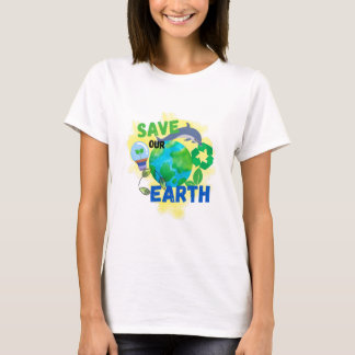 Unsere Erde gerettet T-Shirt