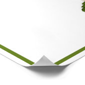 UNSERE ERDPOSTER gerettet - GERECYCELT Poster (Ecke)