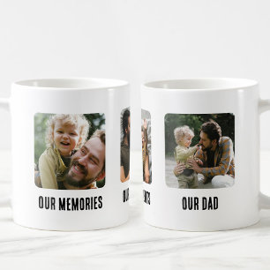 Unsere Erinnerungen Unsere Momente Unser Papa Vate Kaffeetasse