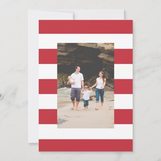 Unsere Erinnerungen Urlaubskarte Einladung (Rückseite)