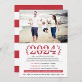 Unsere Erinnerungen Urlaubskarte Einladung (Vorne/Hinten)