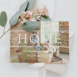 Unsere erste Ankündigung über das Verschieben von  Postkarte