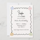 Unsere erste Einladung zum Geburtstag (Vorderseite)