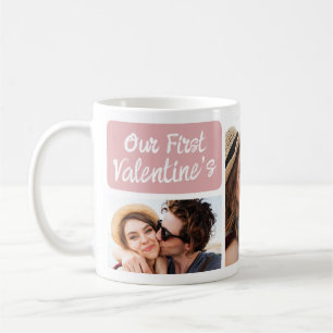 Unsere erste gemeinsame Valentins Collage als Ehep Kaffeetasse
