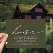 Unsere erste neue Zuhause, Party-Feier zum Thema H Einladung