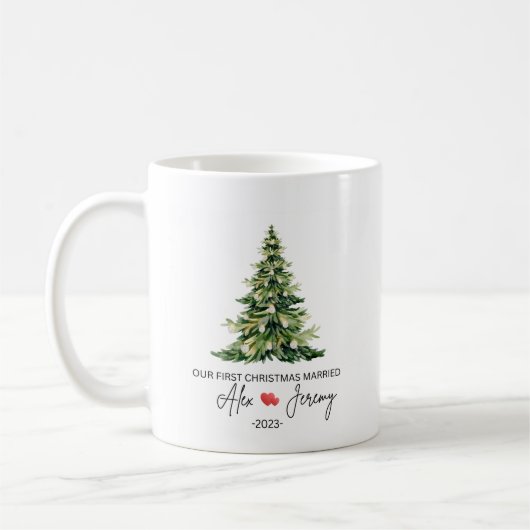 Unsere erste Verheiratete Tasse zu Weihnachten (Links)