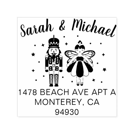 Unsere erste Weihnachts-Nutcracker-Prinzessin Fair Permastempel (Design)