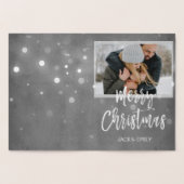 Unsere erste Weihnachts-Silberfolienkarte Folienkarte (Innenseite)