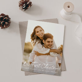 Unsere erste Weihnachts-Ver Buffalo Karo Fotokarte