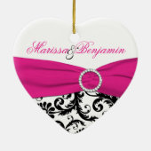 Unsere erste Weihnachtsandenken-Verzierung Keramik Ornament (Hinten)