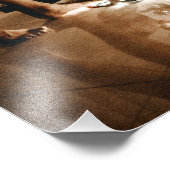 Unsere erste Weihnachtsfeier Verlobt 2024 Hochzeit Fotodruck (Ecke)