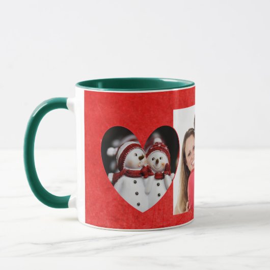 Unsere erste Weihnachtsfeier zusammen Kaffeepause Tasse (Links)