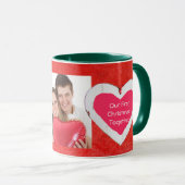 Unsere erste Weihnachtsfeier zusammen Kaffeepause Tasse (VorderseiteRechts)