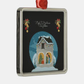 Unsere erste Weihnachtsfeier zusammen mit Familien Ornament Aus Metall (Rechts)