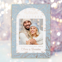 Unsere erste Weihnachtskarte Folien Feiertagskarte