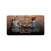 Unsere erste Weihnachtsrede als Foto und Mr. Adressaufkleber (Vorne)