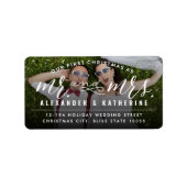 Unsere erste Weihnachtsrede als Foto und Mr. Adressaufkleber (Vorne)