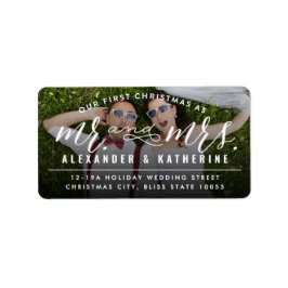 Unsere erste Weihnachtsrede als Foto und Mr. Adressaufkleber