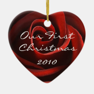 Unsere erste Weihnachtsverzierung Keramik Ornament