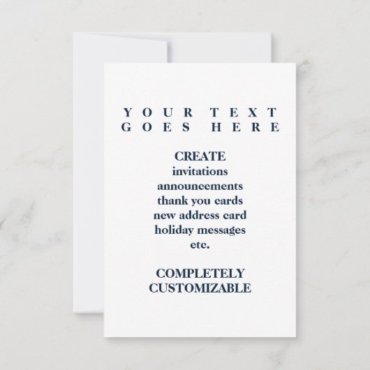 unsere erste Zuhause (Mod Zuhause) Einladung (Rückseite)