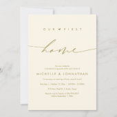 Unsere erste Zuhause, Party-Feier Einladung (Vorderseite)