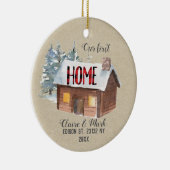 Unsere erste Zuhause rustikale Weihnachtsschmuck (Rechts)