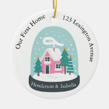 Unsere erste Zuhause Snow Globe