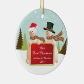 Unsere ersten keramik ornament (Rechts)