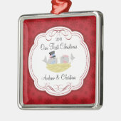 Unsere ersten ornament aus metall (Links)