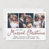 Unsere ersten Verheirateten Weihnachten 3 Hochzeit (Vorderseite)