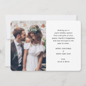 Unsere ersten Verheirateten Weihnachten Newlywings (Rückseite)